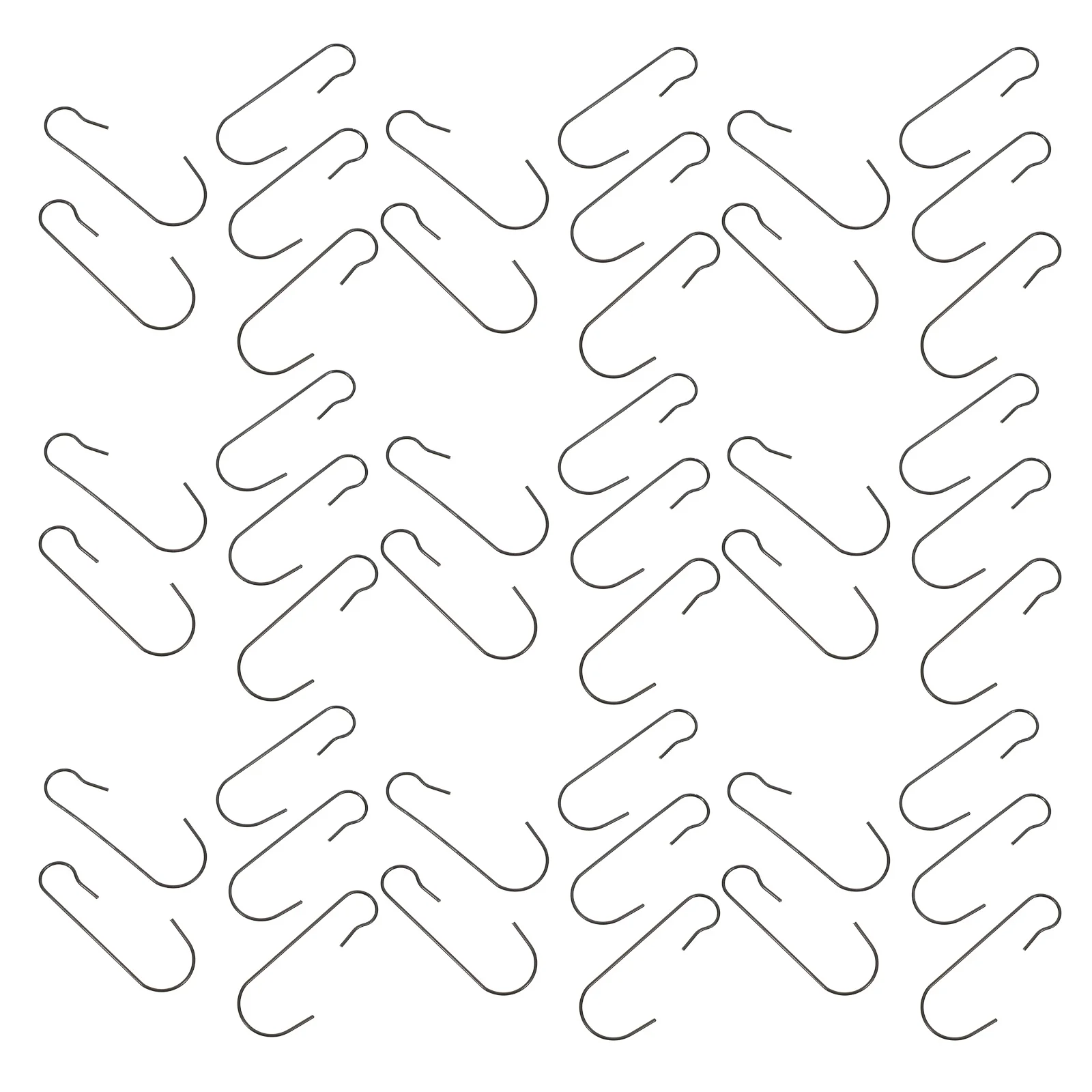 

200Pcs Christmas Ornament Hooks Metal Decoration Hangers for Holiday Outdoor String Lights Garden Lanterns Festive Clips