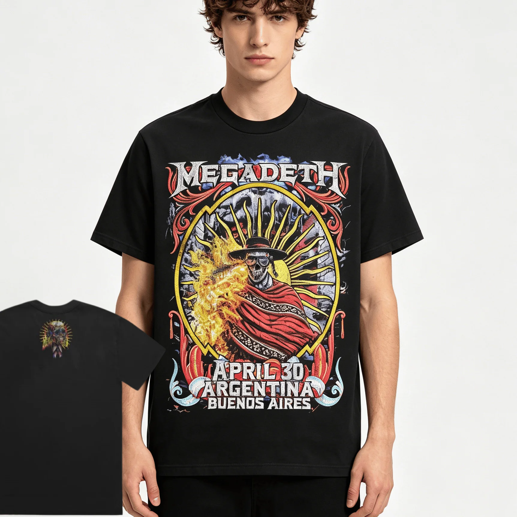 Camiseta popular Megadeth Band 2026 This Was Our Life Farewell Tour, camiseta 100% de algodón unisex para hombre y mujer, camiseta de gran tamaño Y2k