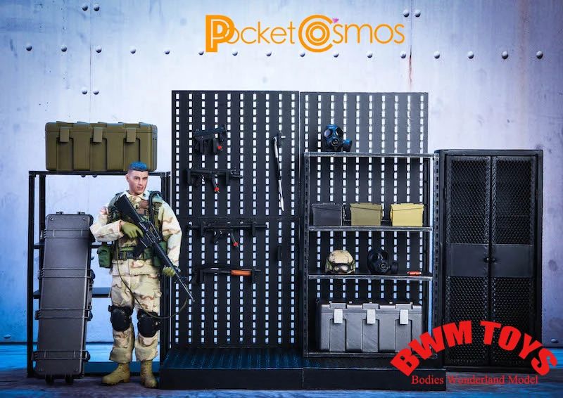 PCTOYS PC003 1/12 Scale Solider Scene Accessories Infinite Splicing Scene Series Puppet Stand Set For 6\'\' Action Figure