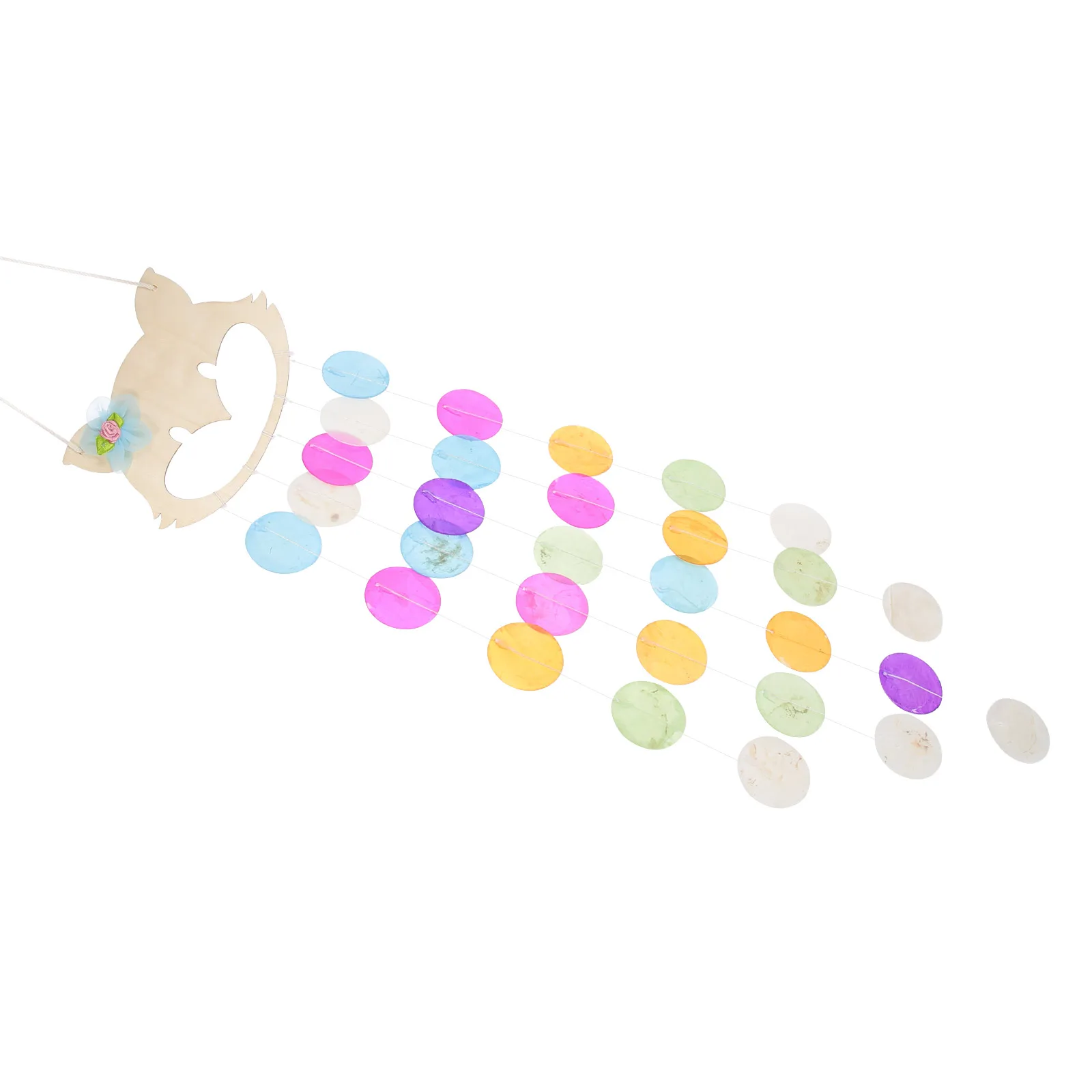 

Shell Chimes Pendant Hanging Seashells nament Colorful Decor Retro Garden Decoration Home Decor Wind Chime Bedroom Wind Chime