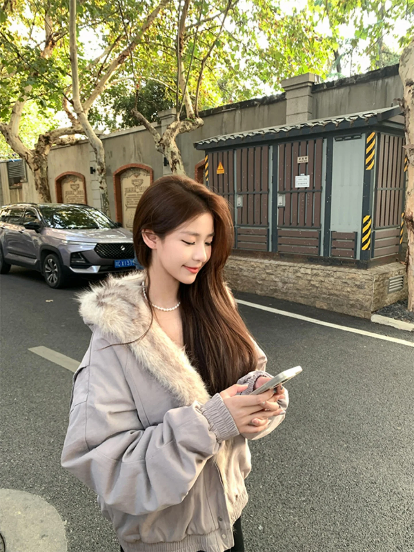 

American High Street Sle Men's Cotton Jaet ort Thiened Winter Coat with Fce Warm ort Lamb Velvet Cotton Coat