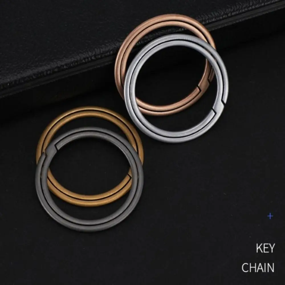 High Quality Real Key Rings Titanium Alloy Super Lightweight Buckle Pendant Male Creativity Gift