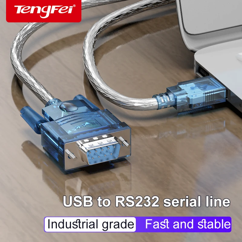 USB to RS232 Cable DB9 COM Port Serial PDA 9 Pin DB9 Converter Adapter For Computer PLC