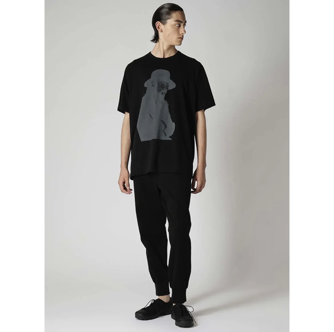 YAMAMOTO-Style T-shirt 2026 Summer HighQuality Dark Style 100% Cotton Printed Short-Sleeved Simple Loose-Tee Shirt Short sleeve