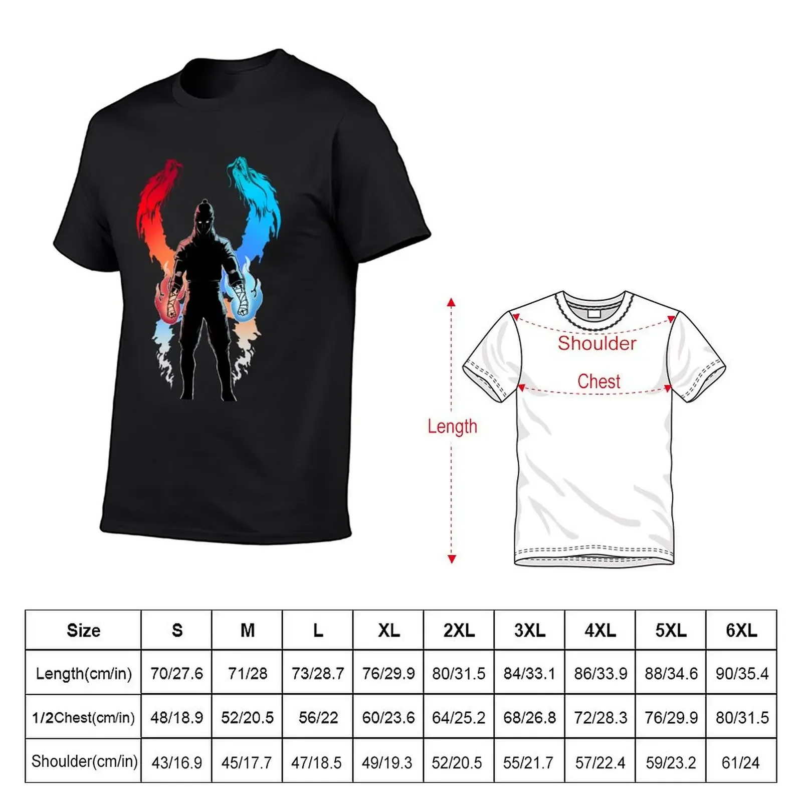 Fire God Liu Kang (Shadowed #2) T-shirt summer tops vintage shirts graphic tees for a boy mens big and tall t shirts