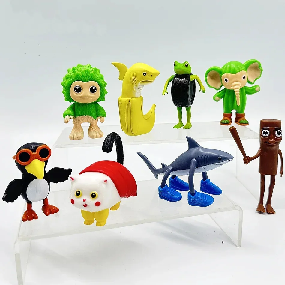 تونغ تونغ صحور الشكل لعبة Tralalero Tralala الشكل لعبة مفتاح سلسلة المفاتيح Tingtung Sahur الشكل لعبة هدية عيد ميلاد صندوق أعمى