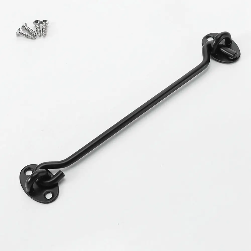 Heavy Duty Window Wind Hook Privacy Gate Lock Stainless Steel Silent Catch For Sliding Doors Security Fixation Hardware
