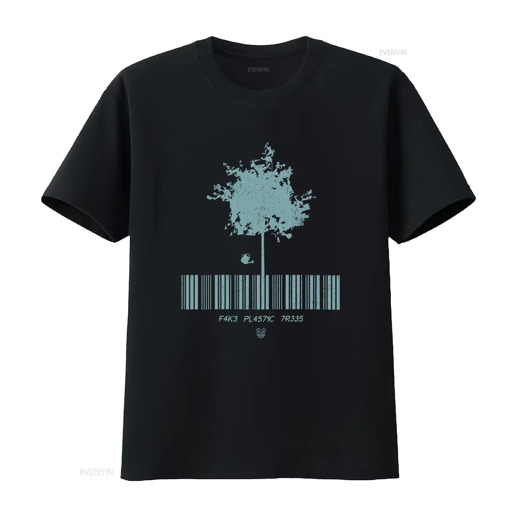Radiohead Oversized Boxy T Shirt Fake Plastic Trees 90s Alternative Rock Merch Vintage vintage Washed Stretched streetwear