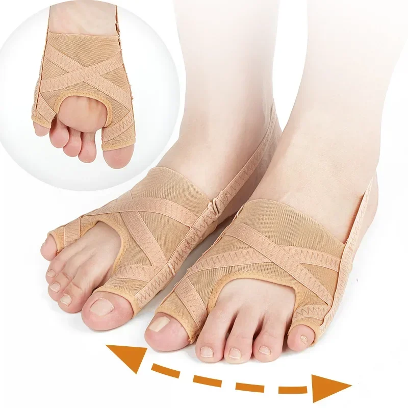 Fabric Bunion Corrector Breathable Adjustable Hallux Valgus Sleeve Spacer Separator Toe Corrector Sports Bunion Socks Running