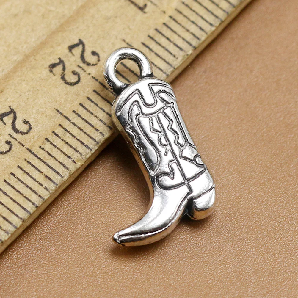

20Pcs Alloy Retro Shoe Pendants Unique DIY Charm Accessories for Necklace Bracelet Earrings Jewelry Making Crafts
