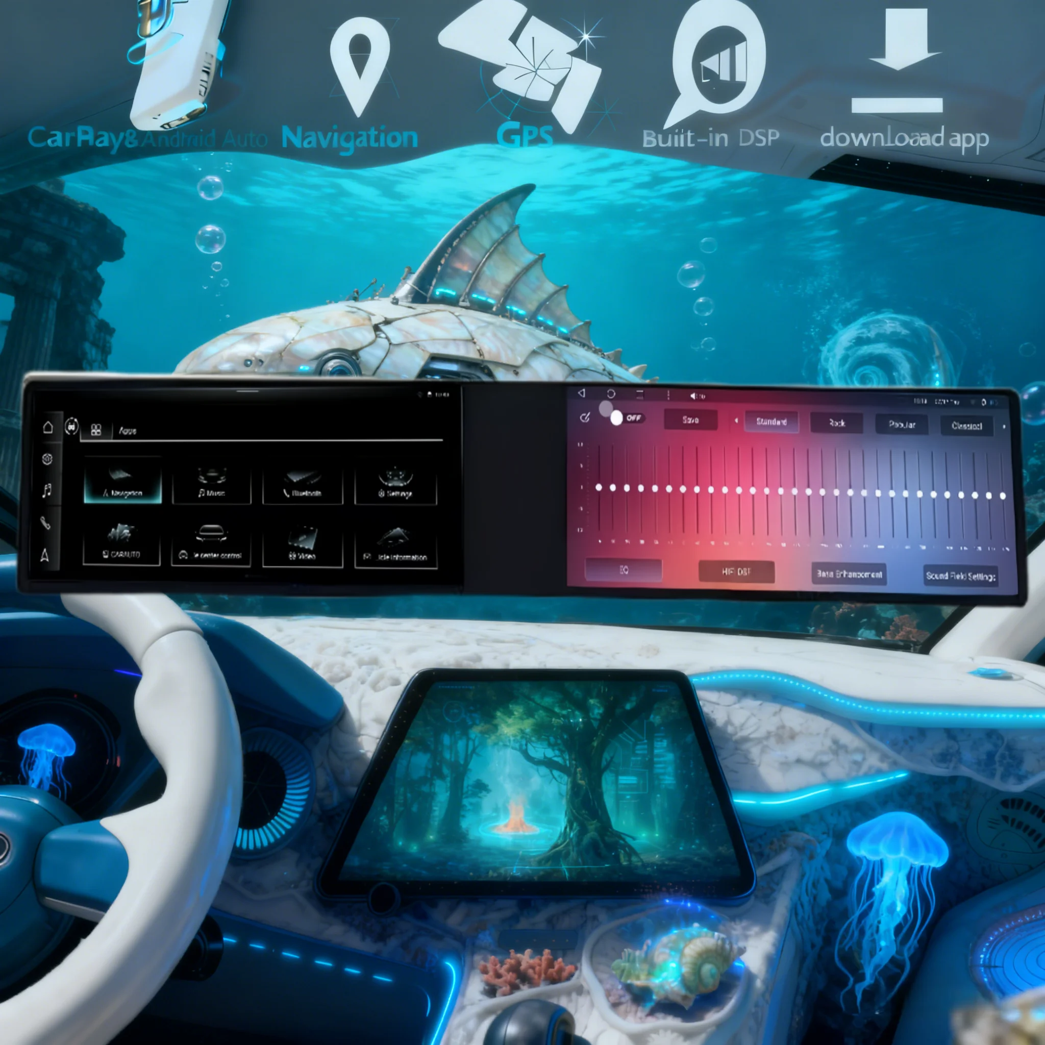 

Двойной 12,3-дюймовый Android 14 CarPlay автомобильный радиоприемник для Audi A4 A4L 2016 2017-2020, мультимедийный стереоплеер с сенсорным экраном, GPS-накопитель