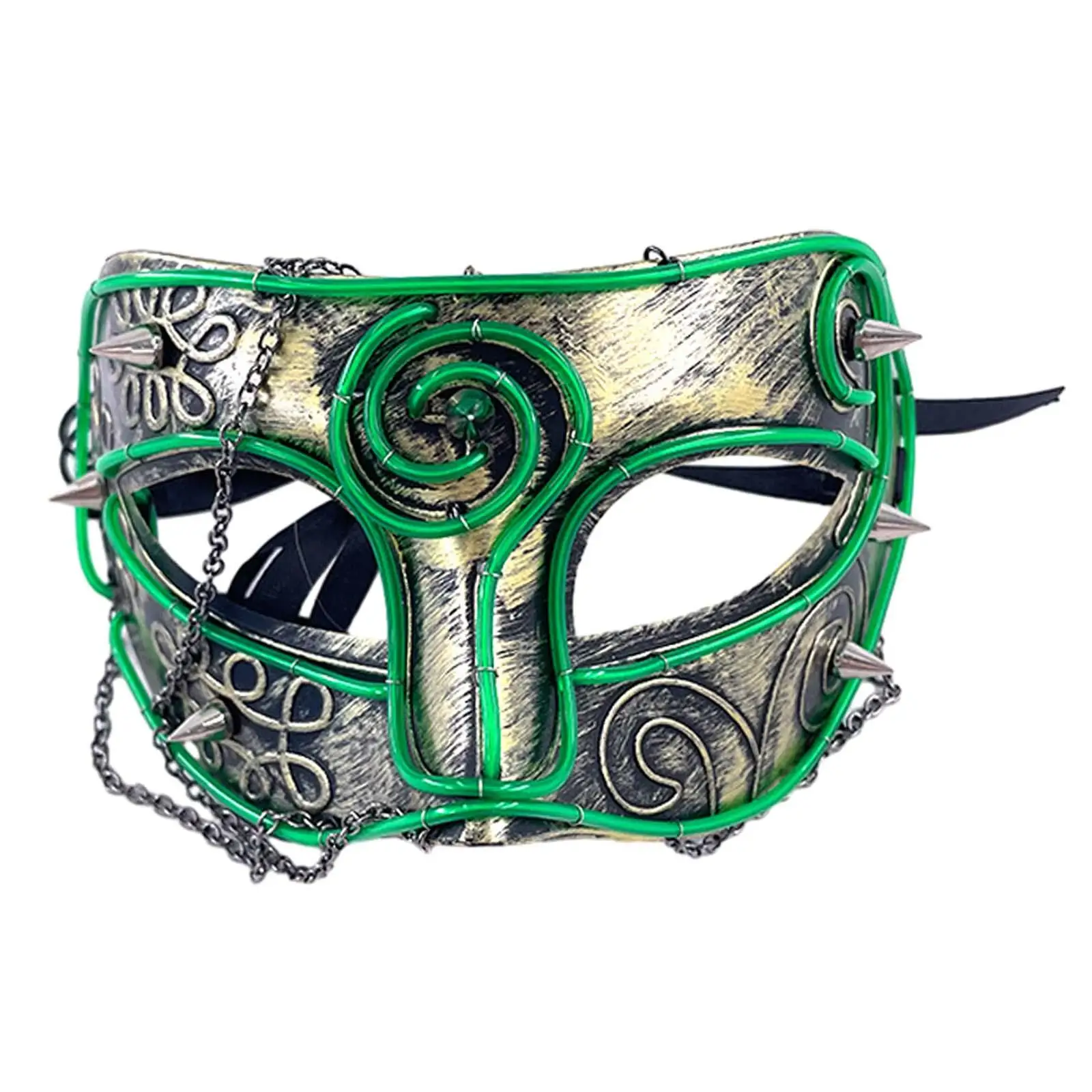 Masquerade Half Face Máscara, adereços decorativos, Costume Acessórios, Clube