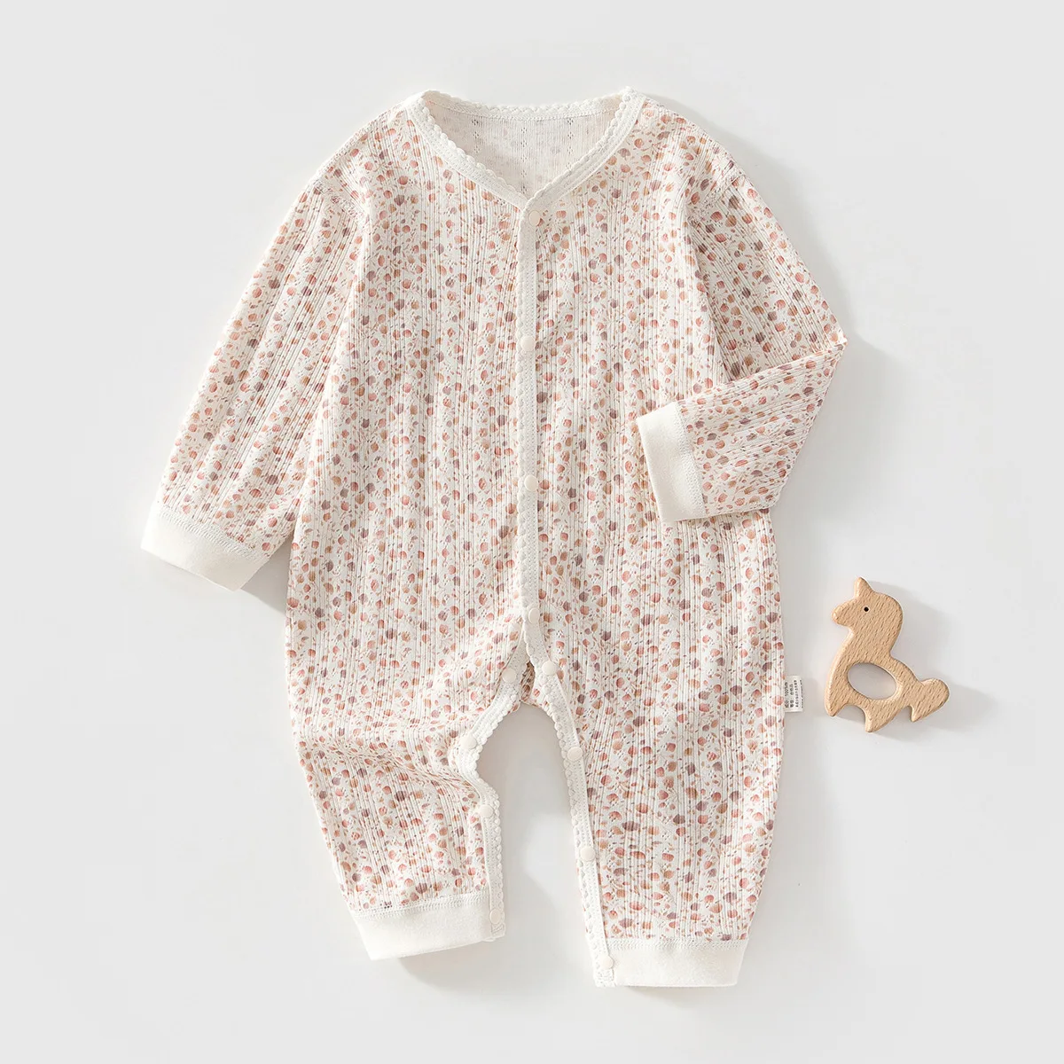 Spring and Autumn Style Newborn Jumpsuit High-quality Pure Cotton Breathable Baby Girl Jumpsuit Soft Baby Boy Outdoor Wear