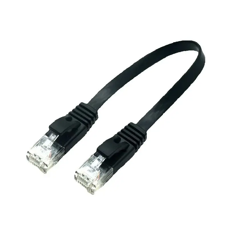 90 Degree CAT6 Flat Ethernet Cable 1000Mbps CAT6 RJ45 Networking Ethernet Patch LAN Cord 0.5M-10M  For Computer Router Laptop