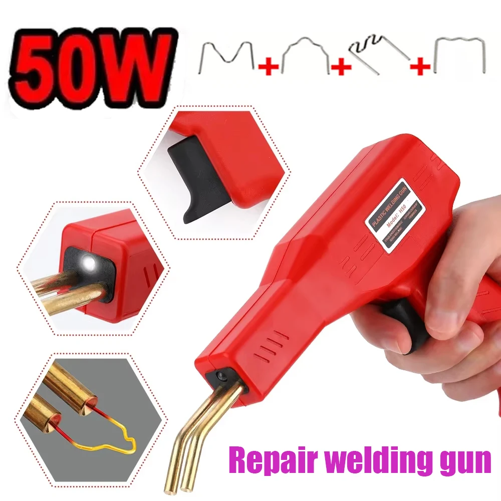 

Hot Stapler Plastic Welding Machine Bumper Repair Kit Soldering Iron Plastic Repair Car Bumper Repair Welding Gun Repair Tools
