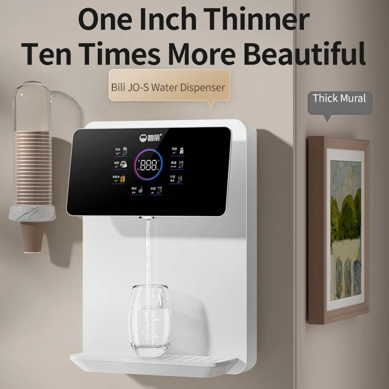 Bili dispensador de água elétrico doméstico, aquecimento de parede, acesso conveniente para dormitórios de água quente, acampamento, uso de escritório