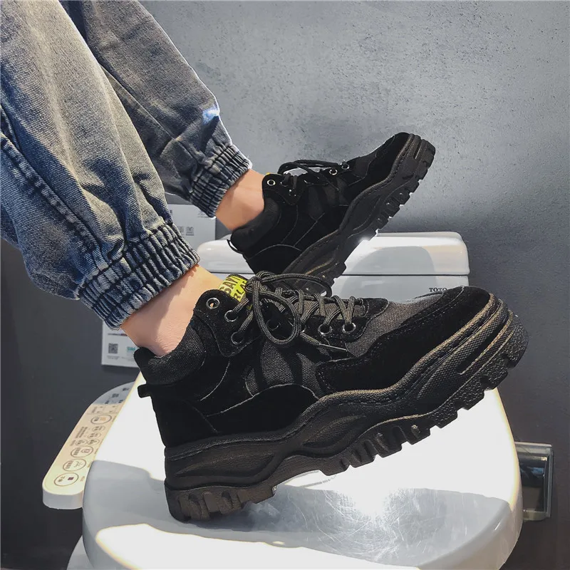 Men's Sports Shoes 2023 Spring and Autumn New Men's Shoes Korean Edition Trend Dad Shoes Harajuku Style Student Shoes