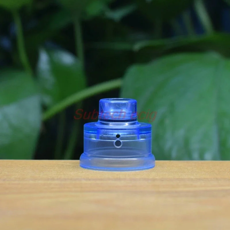 Haku Venna RDA Bell Cap Clear PC PEI Cap with 510 Drip Tip and Ring for Electronic Cigarette Squonk Box Mod haku venna rda cap - view 6