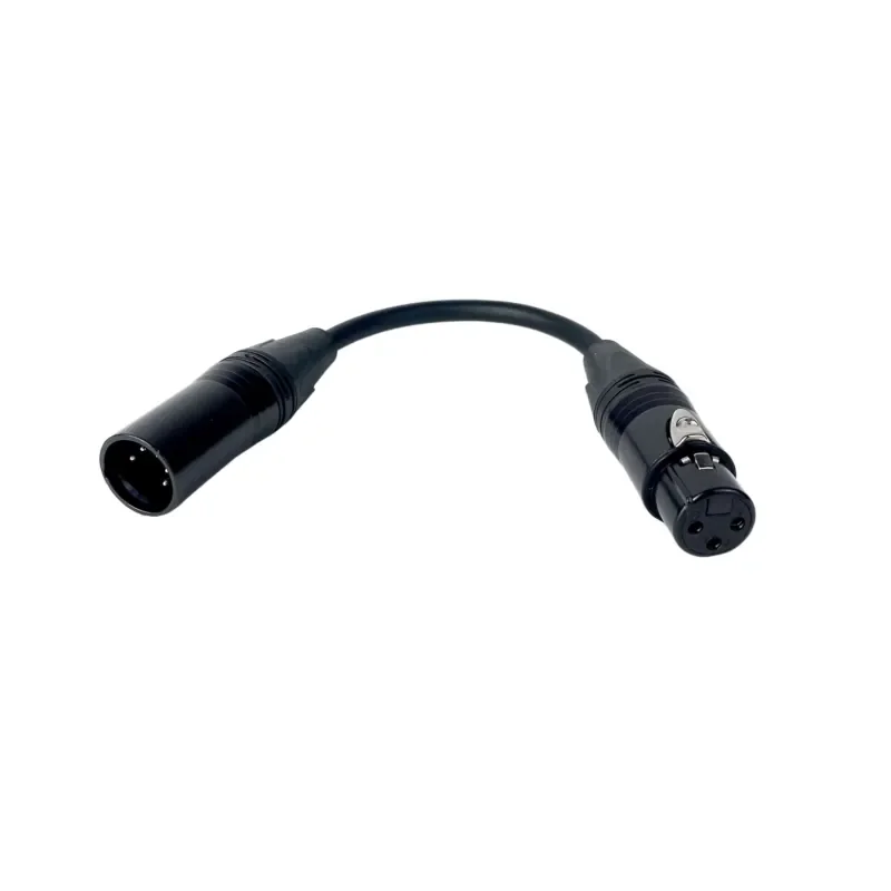 

FCONNR 20CM Microphone XLR DMX Adapter Cable 5 Pin Male to 3 Pin Female