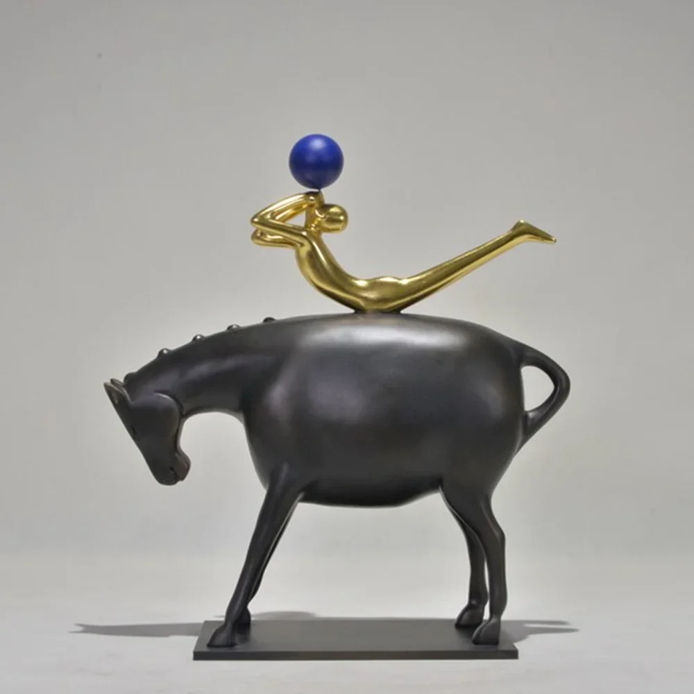 Modern Sculpture Art Craft Decorative Handmade Bronze Gifts