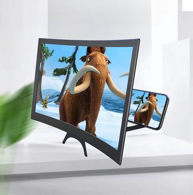 Imagem -04 - Ultra Clear Phone Screen Lupa Curvo 12