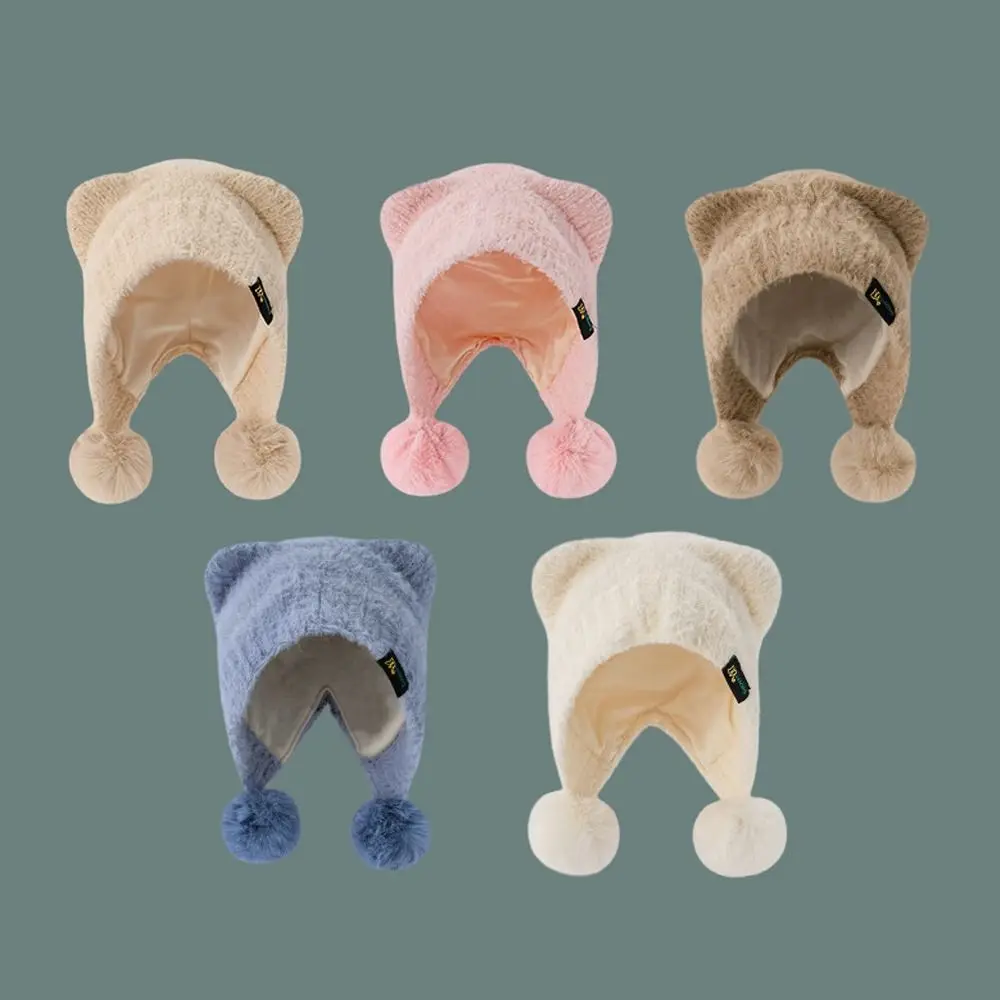 Thicken Baby Ear Protection Cap 3-8Y Keep Warm Soft Kids Beanie Windproof Winter Baby Hat Boys Girls