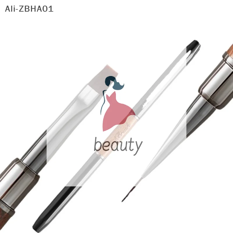 Nail Art Pen Double Headed Brush Nail Construction Pen High Quality Paintings Pen Nail Tools Sandalwood Line