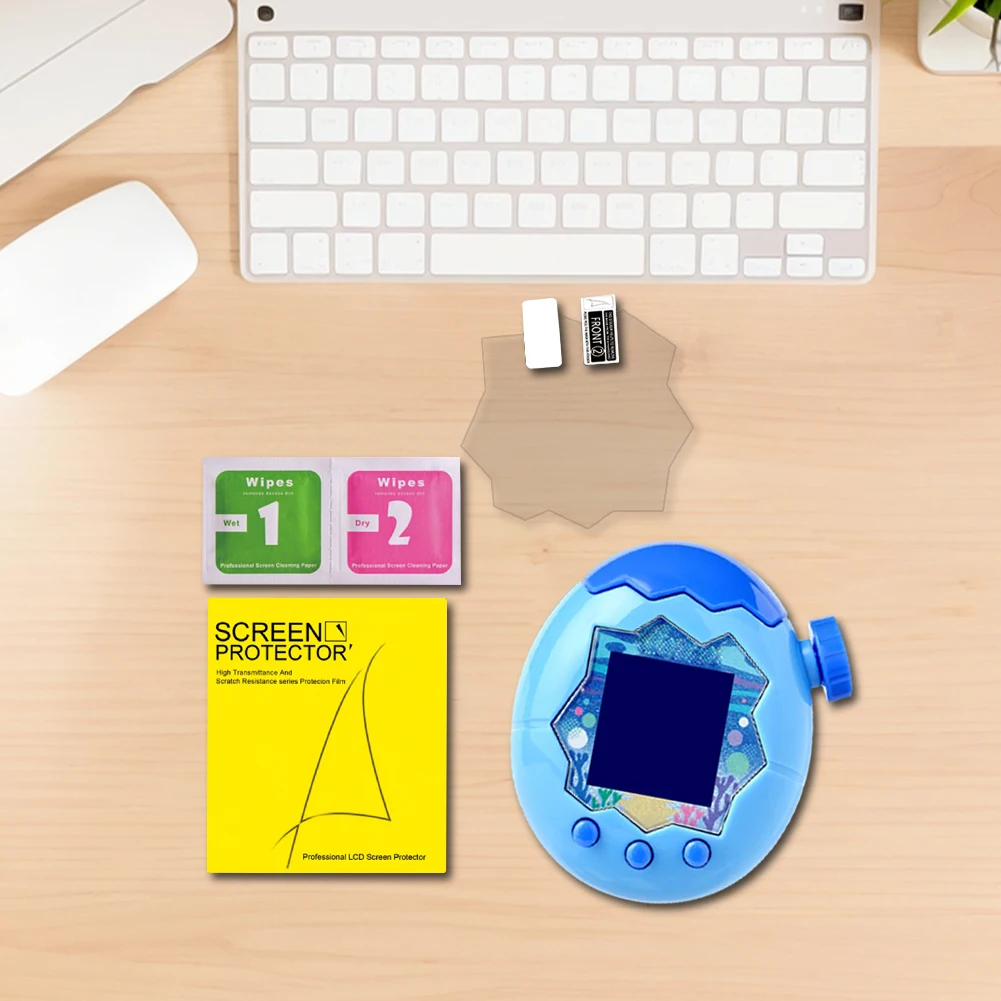 2/4/6 قطعة حامي الشاشة ل Tamagotchi الجنة واضح بولي TPU لينة فيلم الإلكترونية الحيوانات الأليفة لعبة اللعب شاشة فيلم اكسسوارات الديكور