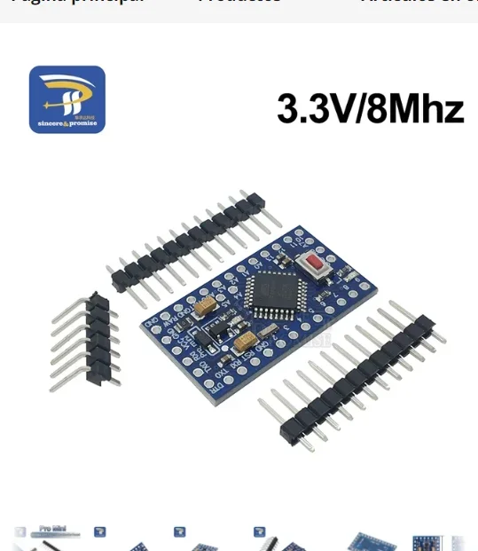 Arduino PRO MINI 3.3VOLTS  (100 units) ​arduino HC06 bluetooh (new version) (50 units) ​FT232RL + type wire (5 units)