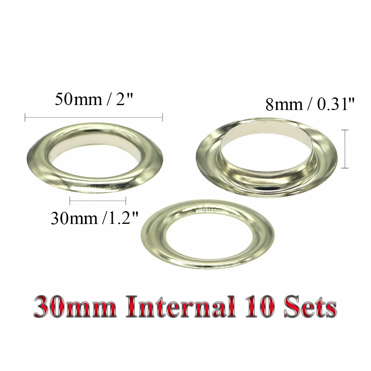 Variant: Argento 30mm, 10 set