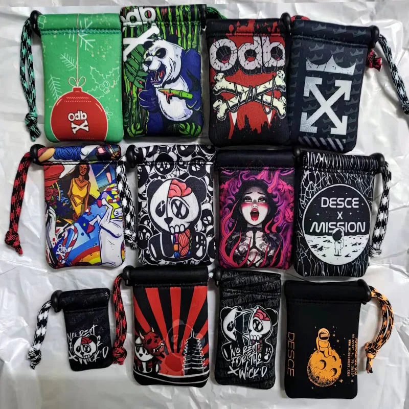 Imagem -02 - Neopren Água Prova Carry Pouch Wickd Bolsa do Bolso Bolsa do Telefone Cinta de Pescoço Bolsa para Dotacia Cthulhu Aio Sxk bb Billet Faça Você Mesmo Adesivos