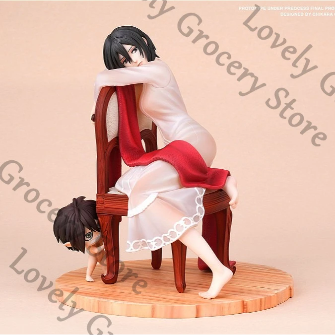 

Anime Ataque A Los Titanes Mikasa·Ackerman Shingeki No Kyojin Attack on Titan Cosplay Cartoon Figures Model Garage Kits Gift