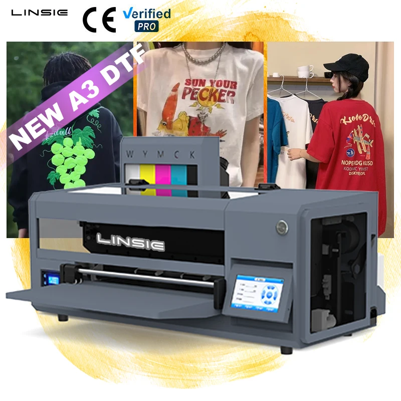 

New DTF XP600 Printer A3 Direct 30cm Film T Shirt Printing Machine With Single Printhead For All Fabrics 1-Year Warranty