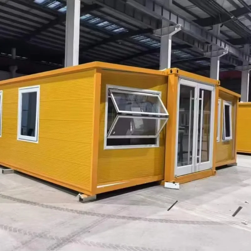 Customized Compact 20ft Expandable Container House Steel Folding Design for Urban Backyard Offices Hotels Villas Home Use