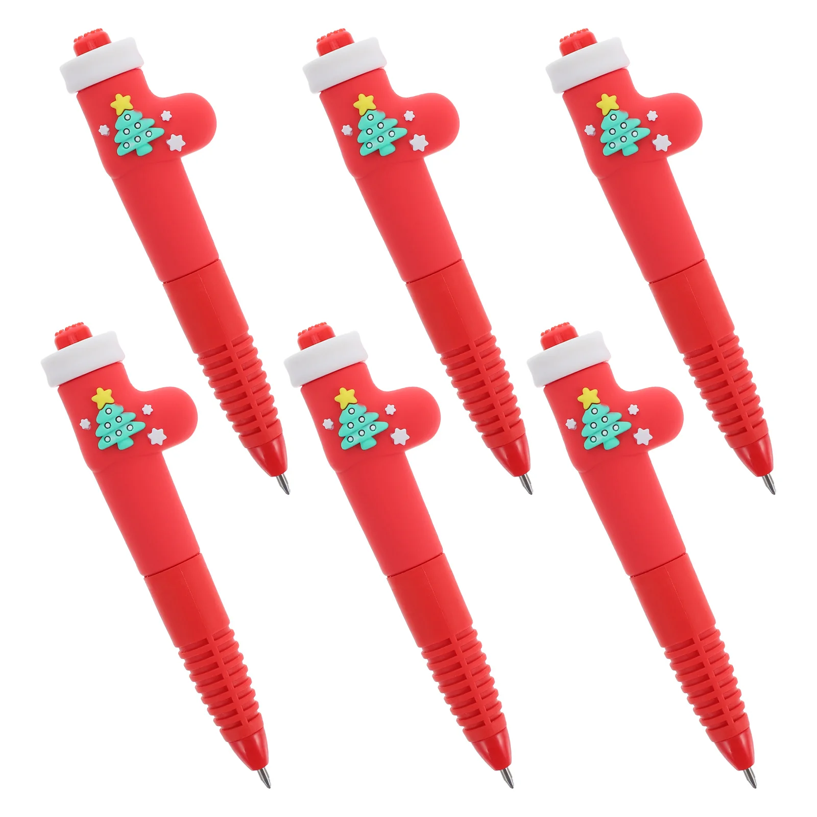 

6 Pcs Christmas Gel Pen Colorful Pens Holiday Writing Attractive Festive Cheistmas Quick Dry