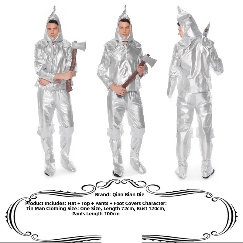 أزياء Loween Par Role-plang التأثيرية Stageenn Wild Fairy T Emerald Ci King Tin Man أزياء هانفو التقليدية النسائية...