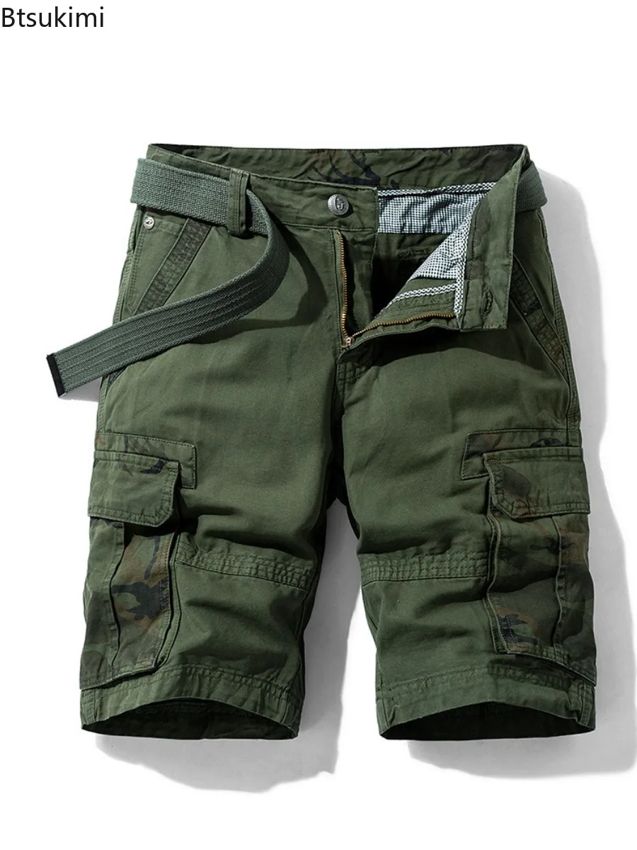 Sommer Mode Werkzeug Shorts für Männer Casual Lose Cargo-Shorts Outdoor Sport Hosen Männer Vielseitige Gerade Baumwolle Kurze Hosen