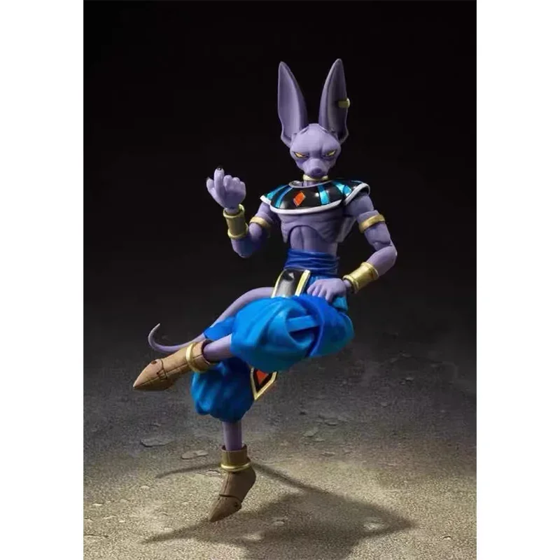 Bandai-Figura de Ação Original SHF Dragon Ball Anime, Super Beerus Limited, PVC Modelos Colecionáveis, Presentes de Férias, Em estoque