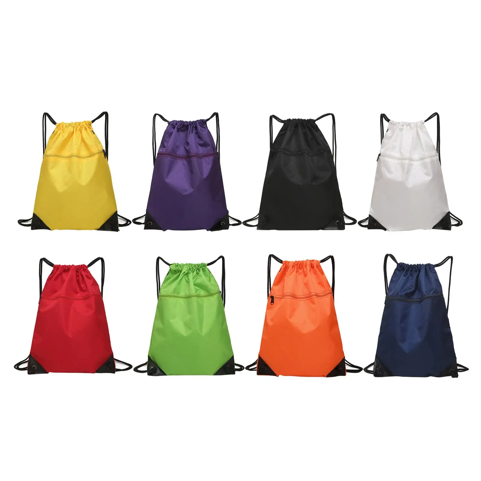 Drawstring Mochila para homens, corda impermeável, atividades ao ar livre, Nylon Sports Gym Bags