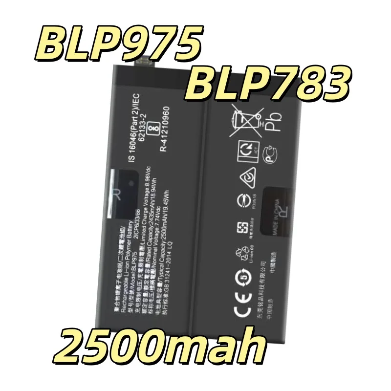 Alternative battery BLP975 BLP783 Suitable for ACE2/11 mobile phone battery zero cycle battery 2500mah