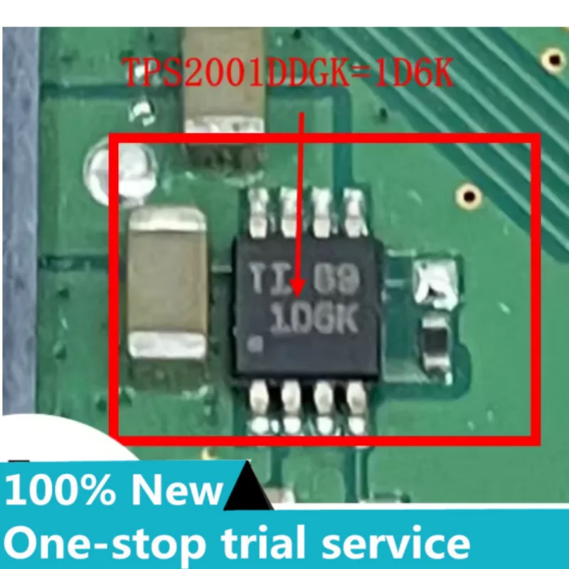 5-100pcs %new stock 1D6K For PlayStation 5 PS5 020 030 Motherboard USB Power Switch 1D6K IC Chip TPS2001DDGKR