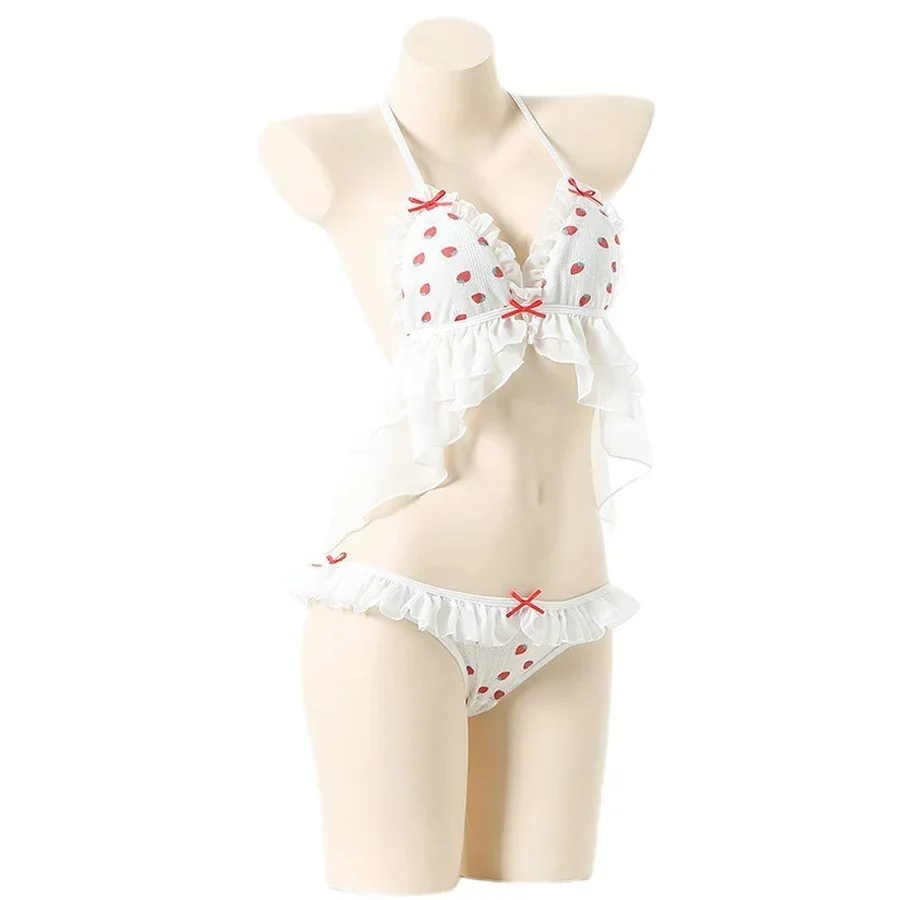 

Lolita Girl Pure Lace Swimsuit Unifrom Beach Bikini Women Anime Cute Underwear Outfits Costumes Cosplay anime suits
