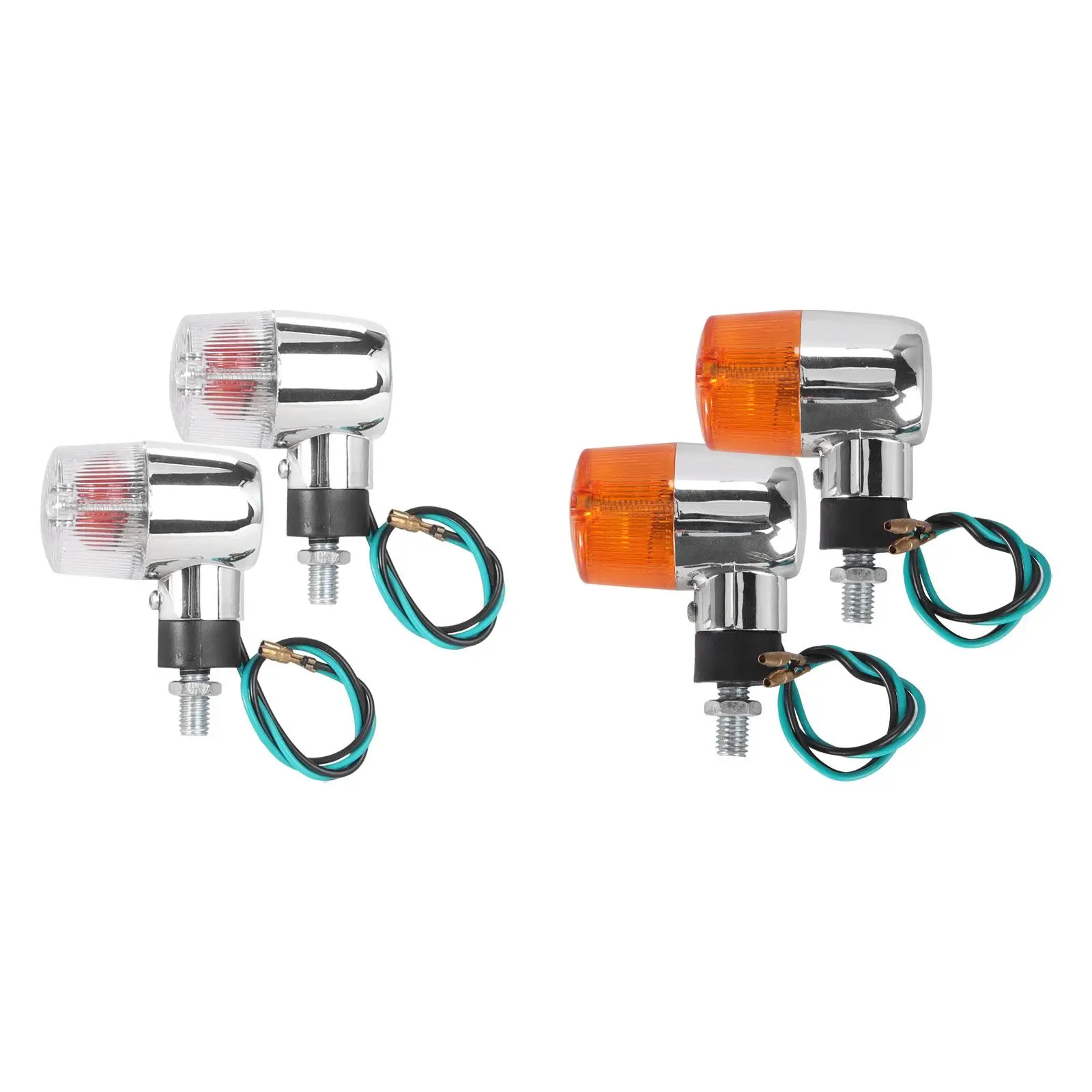 

Motorcycle Turn Signals Light LED Mini Universal Indicator Waterproof Tail Blinker Lamp Street Bike Front Rear Brake for Cruiser