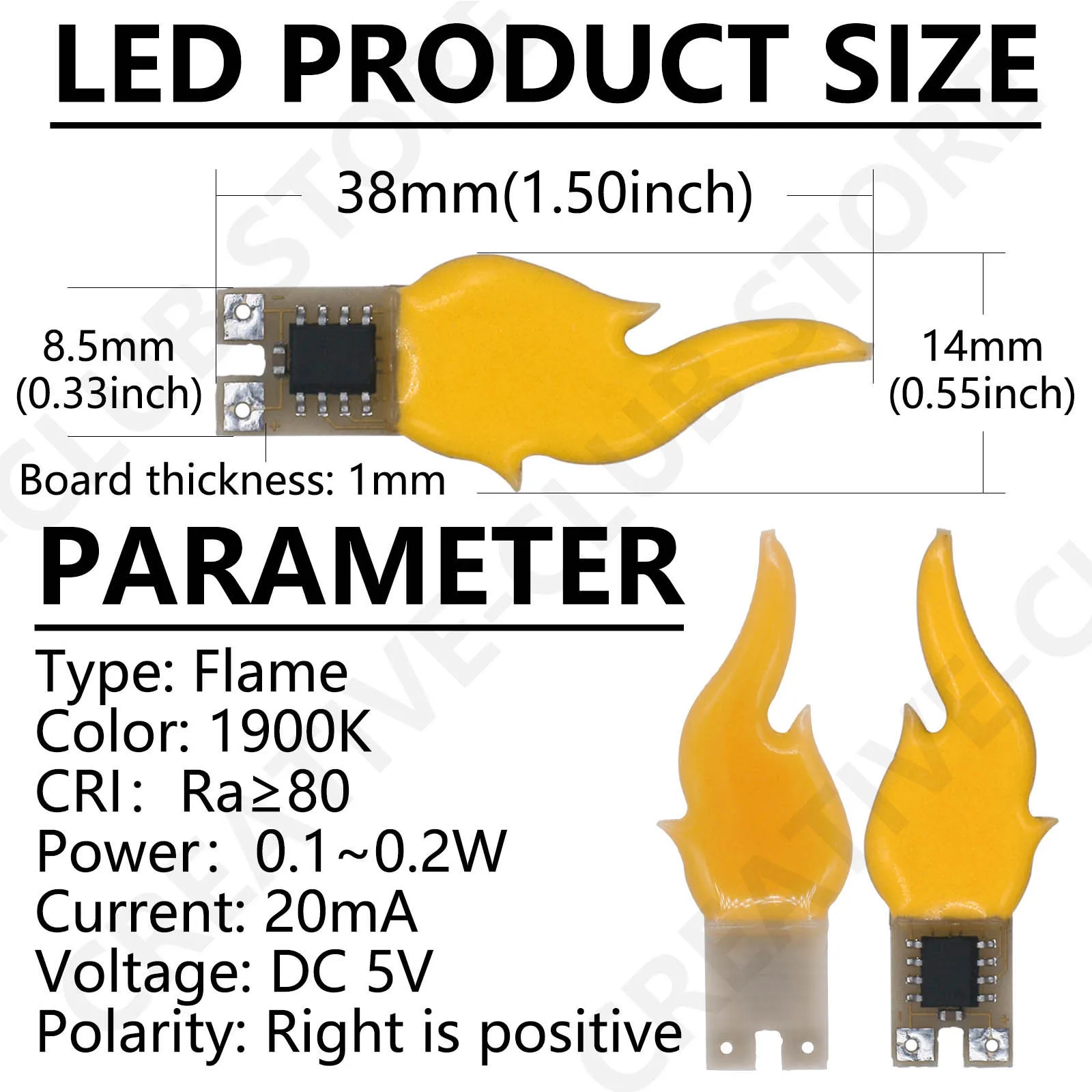 LED Flash Candle Light And USB interface DC 5V 2200K Edison Flame Filament Flickering LED pcb Decorative Light Bulb Accessories