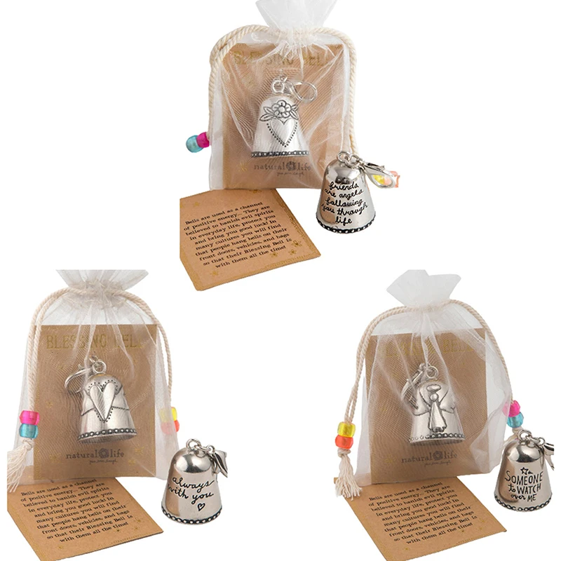 Blessing Bell Friends Are Angels Christmas Cards Birthday Gift Three-dimensional Greeting Card