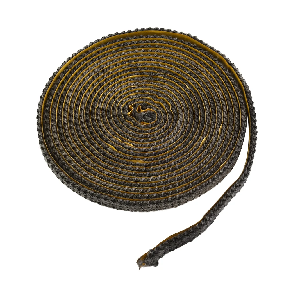 Cotton Fireplace Sealing Strip 300CM Long Designed for Glass Door Insertion Replacement and Expansion Joint Sealing Tasks