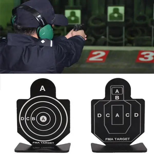 Outdoor Hunting Training Target 6 X 4.4 X 2.5cm Paintball Aluminum Target Tactical Equipment