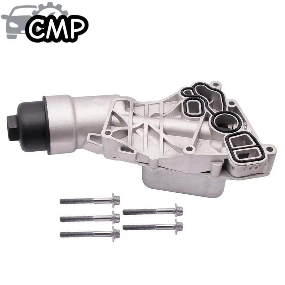 

1pc 11428585235 Car Oil Cooler Filter Housing Assembly(Aluminum) For 14-19 Mini Cooper BMW i8 X1 X2 Car Oil Cooler Repair Part