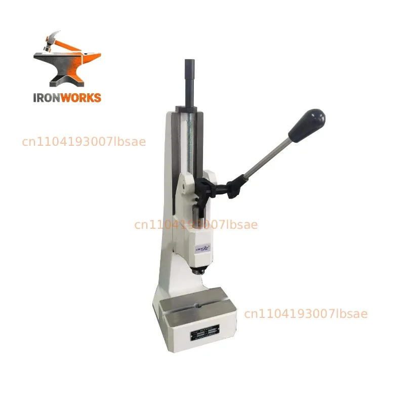 Small desktop hand-crank press, connecting rod structure, suitable for metal punching, pressing、precision assembly operations