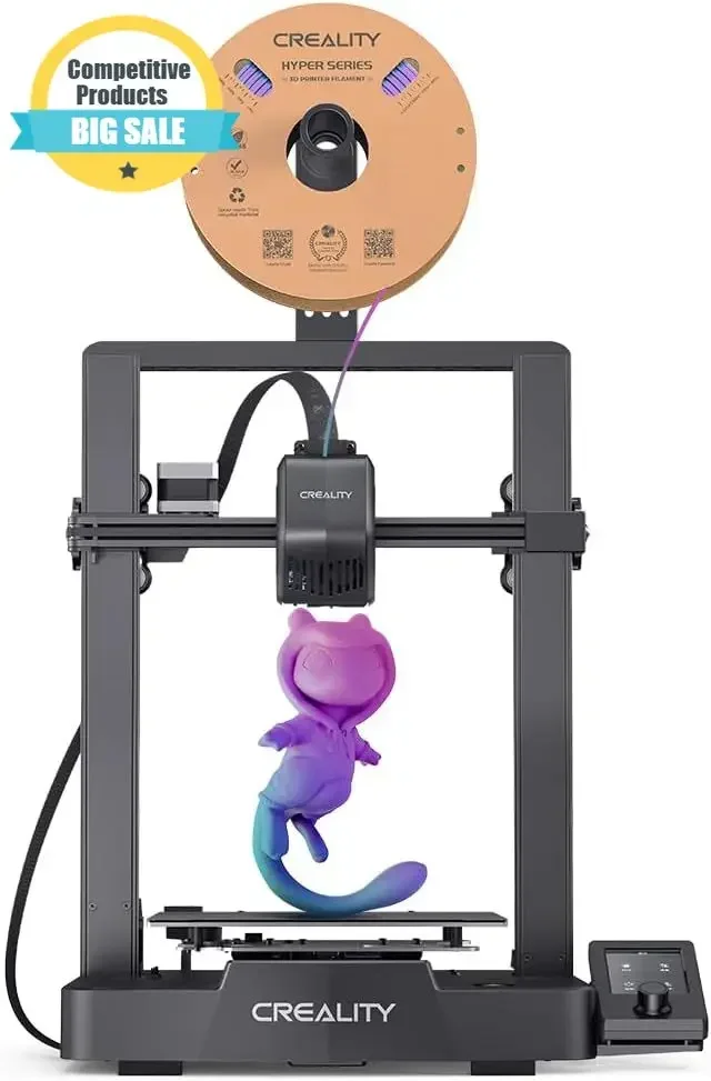 Creality Ender 3 V3 SE 3D Printer, 250mm/s Printing Speed DIY 3D Printers with CR Touch Auto Leveling, Sprite Direct Extruder Au